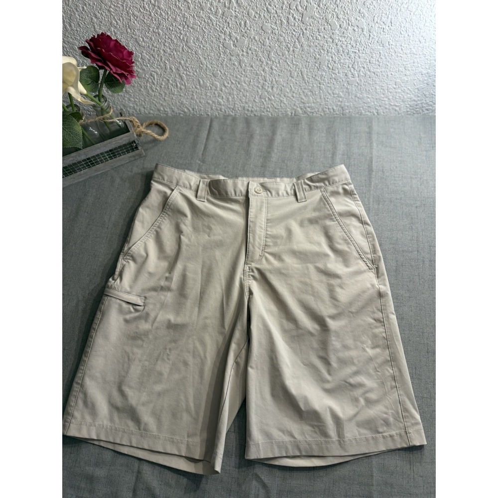 Columbia PFG Men's Tan Performance Fishing Gear Shorts Size 34W